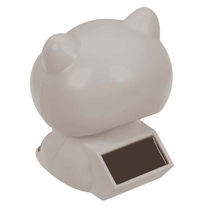 Kotka z kiwającą główką na baterię słoneczną – figurka szczęścia 5,5 cm  (8).png