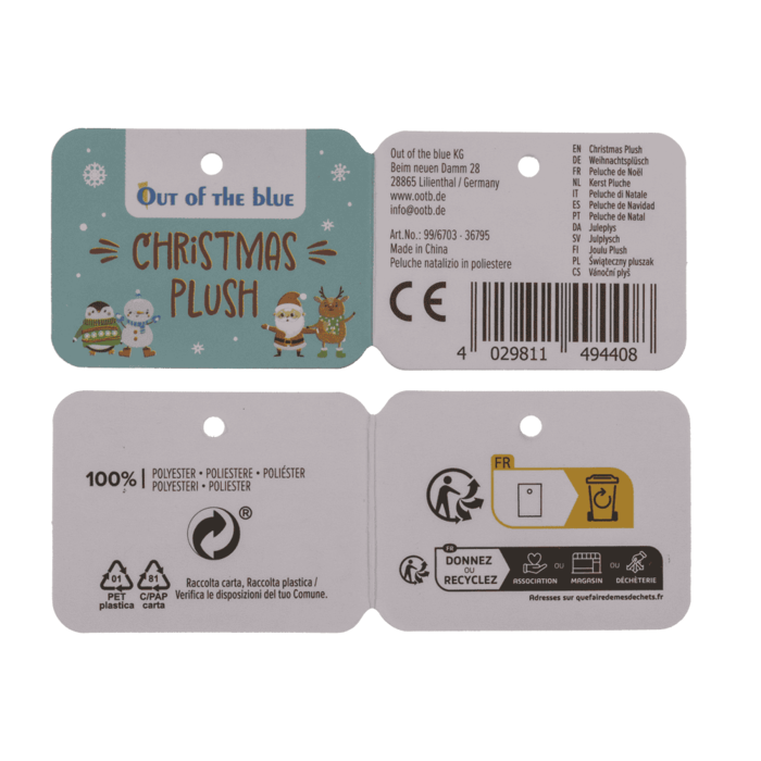 Świąteczny pluszak 15 cm – uroczy renifer, bałwanek, pingwin lub Mikołaj  (7).png