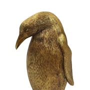 Figurka Złoty Pingwin 20,5 cm – elegancka dekoracja do wnętrz glamour  (2).jpg