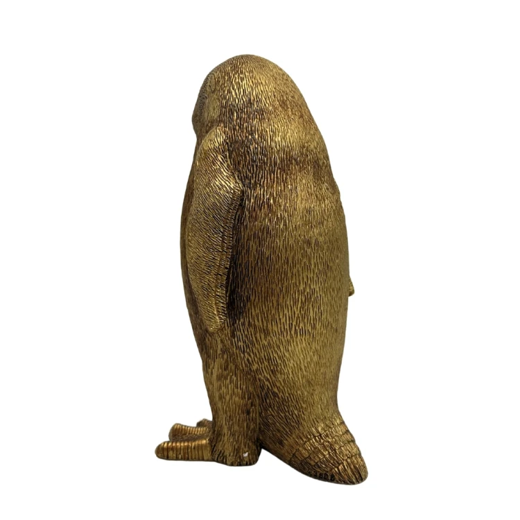 Figurka Złoty Pingwin 20,5 cm – elegancka dekoracja do wnętrz glamour  (4).jpg