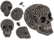 Skarbonka Czaszka z Mini Czaszek – Gotycka Dekoracja i Bezpieczne Oszczędności  (1).jpg