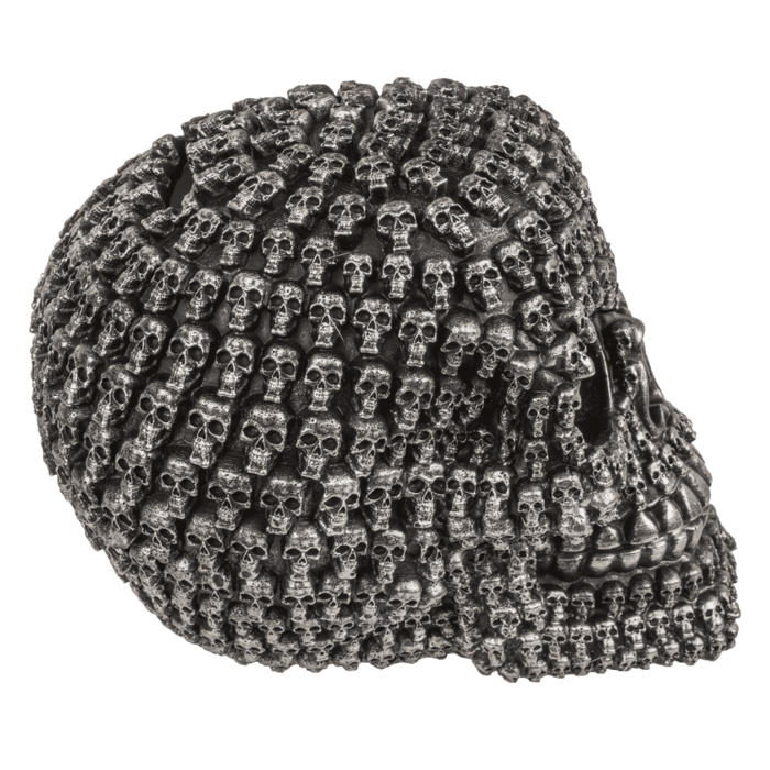 Skarbonka Czaszka z Mini Czaszek – Gotycka Dekoracja i Bezpieczne Oszczędności  (3).png