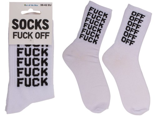 Skarpetki Fuck Off – białe z napisem, odważny dodatek streetwear  (1).jpg