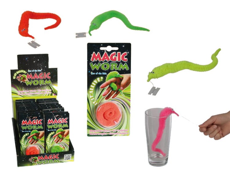 MAGICZNY ROBACZEK NA ŻYŁCE ROBAK ZABAWKA MANUALNA 2