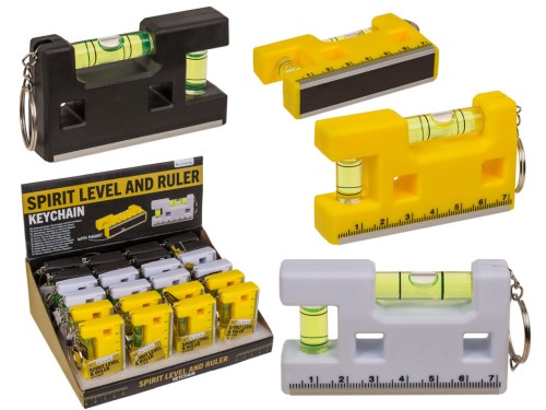 Brelok z Poziomicą i Linijką – Mini Narzędzie z Magnesem pod Ręką  (1).jpg