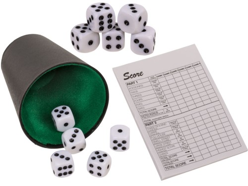 Zestaw do Gry w Kości – 5 kostek, kubek i notes punktacji na wieczór gier  (1).jpg