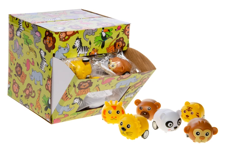 Autko Zwierzątko Safari – nakręć i puść, zabawka pull-back dla dzieci  (1).jpg