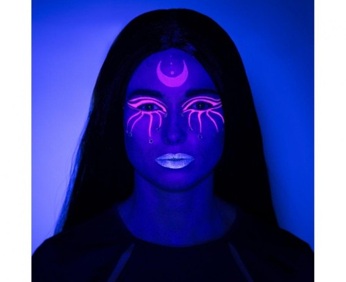 Zestaw do malowania twarzy i ciała – makijaż czarownicy UV