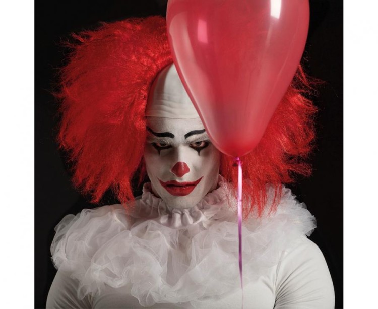 Peruka horror klaun czerwona – uniwersalny dodatek na Halloween