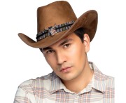 Kapelusz Django brązowy – uniwersalny kowbojski dodatek dla dorosłych