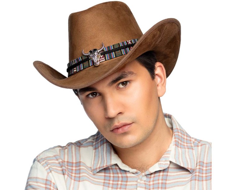Kapelusz Django brązowy – uniwersalny kowbojski dodatek dla dorosłych