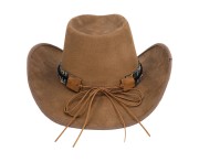 Kapelusz Django brązowy – uniwersalny kowbojski dodatek dla dorosłych