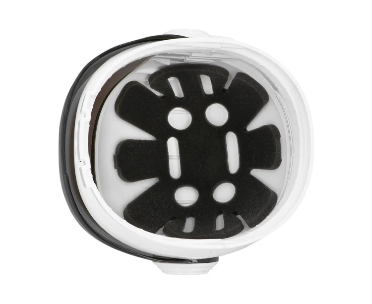 Hełm astronauty biało-czarny – uniwersalny dodatek do kosmicznego stroju