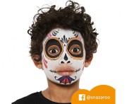 Zestaw farb do malowania twarzy Halloween – 8 kolorów + akcesoria