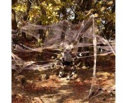 Pająk z owłosieniem brązowy – realistyczna dekoracja Halloween