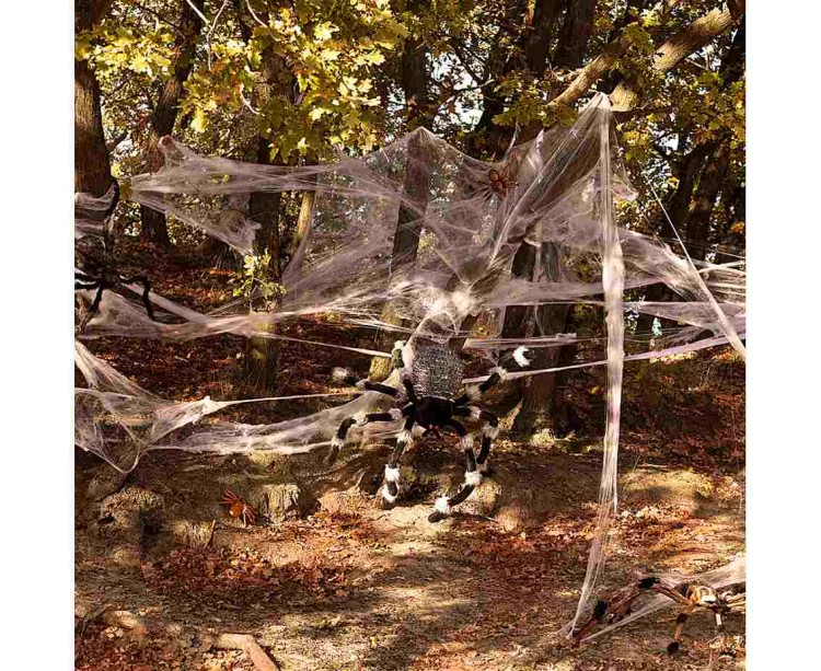 Pająk z owłosieniem brązowy – realistyczna dekoracja Halloween
