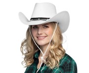 Kapelusz Wichita biały – kowbojski kapelusz karnawałowy dla dorosłych