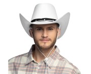 Kapelusz Wichita biały – kowbojski kapelusz karnawałowy dla dorosłych