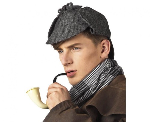 Czapka detektywa szara – uniwersalny dodatek do strojów tematycznych