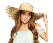 Kapelusz Havana beżowy 59 cm – letni kapelusz słomiany na słońce