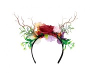 Opaska Bogini Natura uniwersalna – kolorowe kwiaty do wiosennych stylizacji