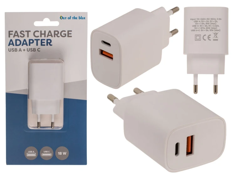 Szybka ładowarka USB-C + USB-A 20W – Ekspresowe ładowanie dwóch urządzeń.jpg