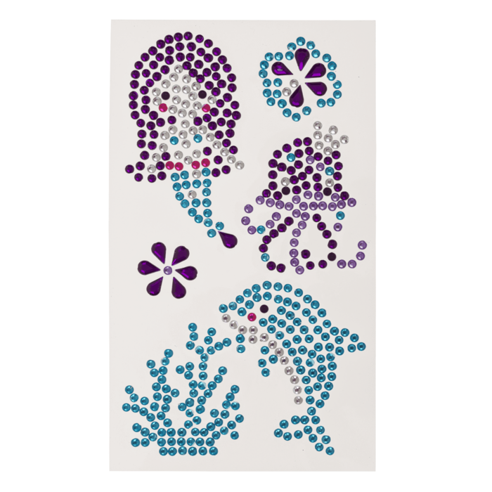 Naklejki Klejnoty Sea Life – Błyszczące Naklejki 3D z Motywem Morskim (7).png