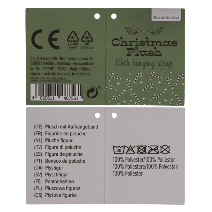 Świąteczny Pluszak z Zawieszką – Renifer, Mikołaj, Bałwanek i Miś  (1).png