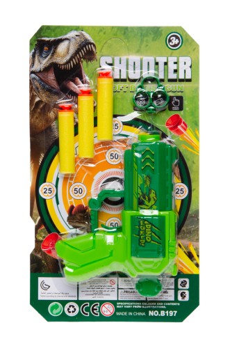 Pistolet Dinozaur z Nabojami Piankowymi i Tarcza – Zabawka 3+  (1).jpg