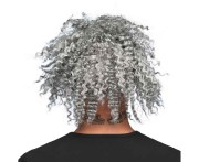 Maska lateksowa Szalony Zombie z włosami – realistyczna maska na Halloween