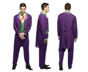 Kostium Klauna Jokera XL – strój złego geniusza na Halloween i imprezy