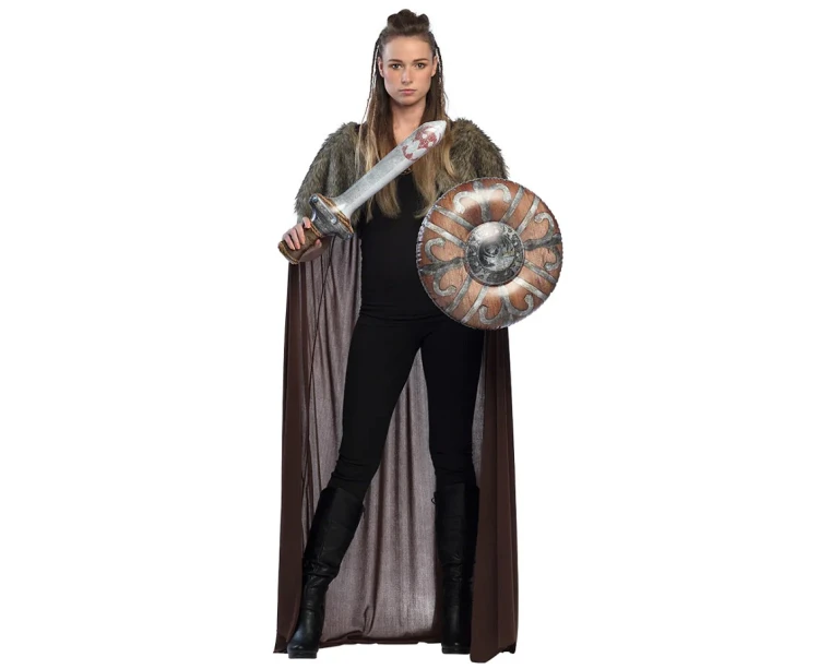 Zestaw dmuchany wiking – miecz 58 cm i tarcza 45 cm, kolorowy