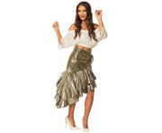 Złota bandana do tańca brzucha – stylowy dodatek do stroju