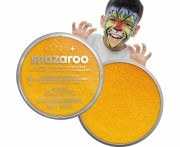 Farba do malowania twarzy żółta błyszcząca 18 ml – bezpieczna i trwała