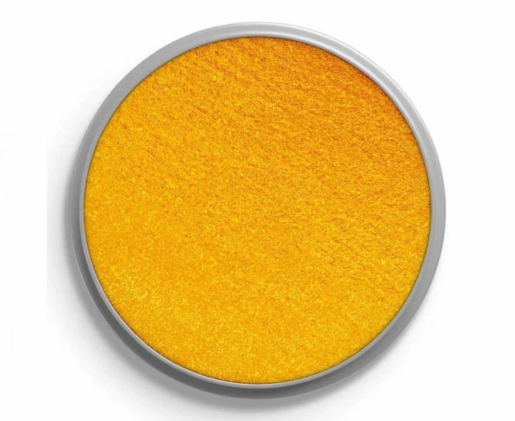 Farba do malowania twarzy żółta błyszcząca 18 ml – bezpieczna i trwała