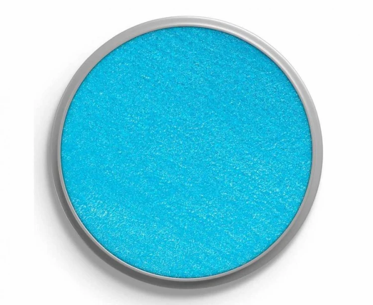 Farba do malowania twarzy turkusowa błyszcząca 18 ml – bezpieczna i trwała