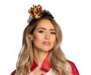 Opaska Królowa Queen – kolorowa, uniwersalny rozmiar, plastikowa