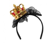 Opaska Królowa Queen – kolorowa, uniwersalny rozmiar, plastikowa