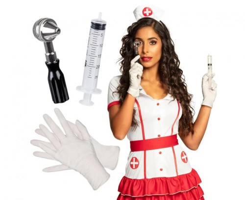 Zestaw medyczny – akcesoria lekarskie do zabawy i kostiumów