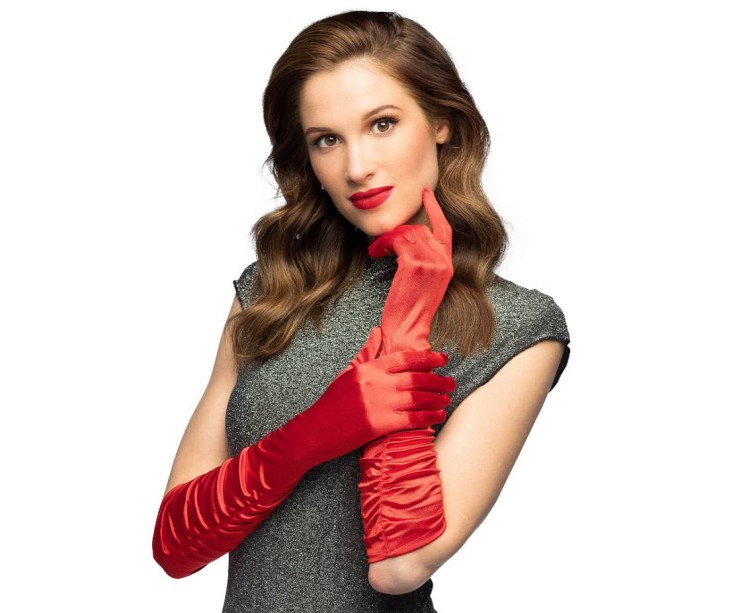 Czerwone rękawiczki do łokcia – elegancki dodatek w stylu Hollywood