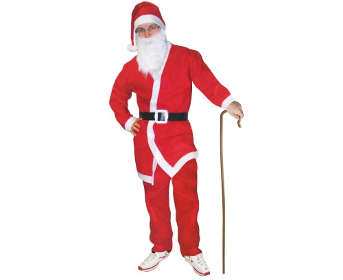 Strój Świętego Mikołaja dla dorosłych – komplet kostium świąteczny