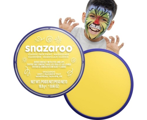 Farba do twarzy Snazaroo 18 ml – żółty kolor do makijażu