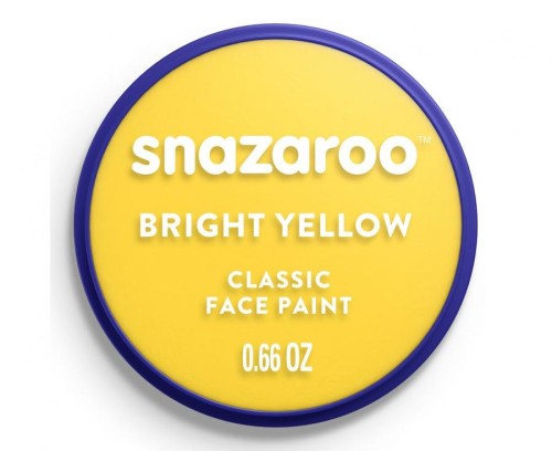 Farba do twarzy Snazaroo 18 ml – żółty kolor do makijażu