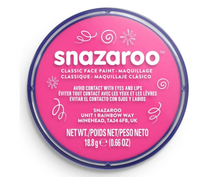 Farba do twarzy Snazaroo 18 ml – różowy kolor do makijażu