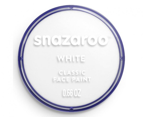 Farba do twarzy Snazaroo 18 ml – biały kolor do makijażu
