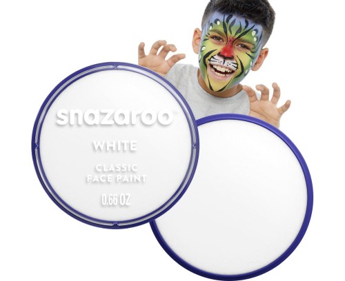 Farba do twarzy Snazaroo 18 ml – biały kolor do makijażu