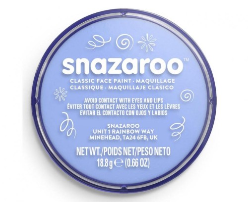 Farba do twarzy Snazaroo 18 ml – jasno błękitny kolor do makijażu