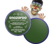 Farba do twarzy Snazaroo 18 ml – ciemno zielony kolor do makijażu