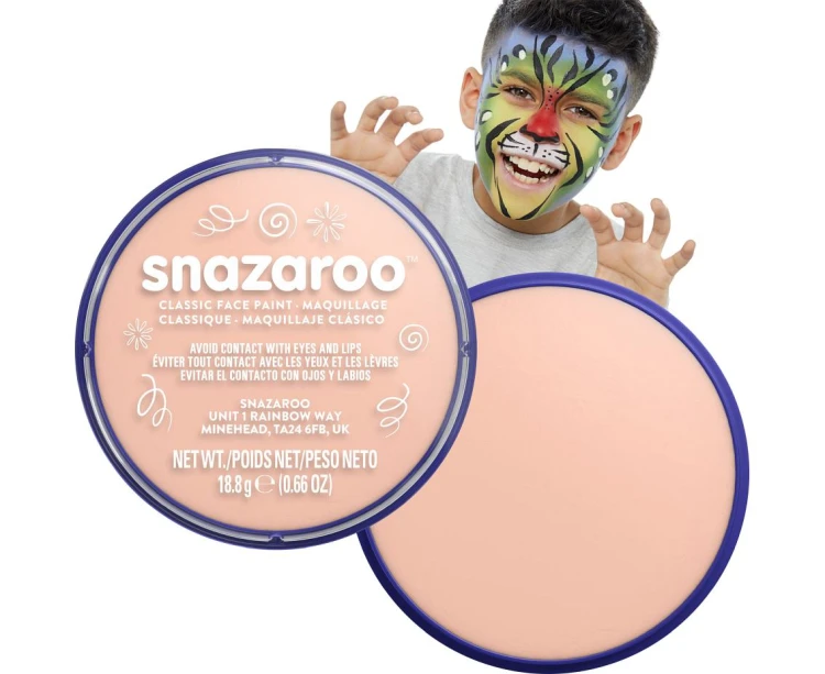 Farba do twarzy Snazaroo 18 ml – cielisty kolor do makijażu