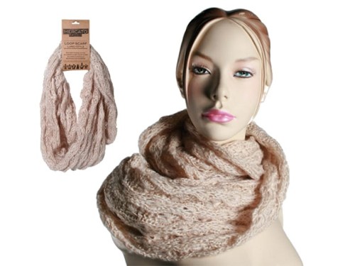 SZALIK KOMIN SZAL DAMSKI ZIMOWY OTULAK WEŁNA 1